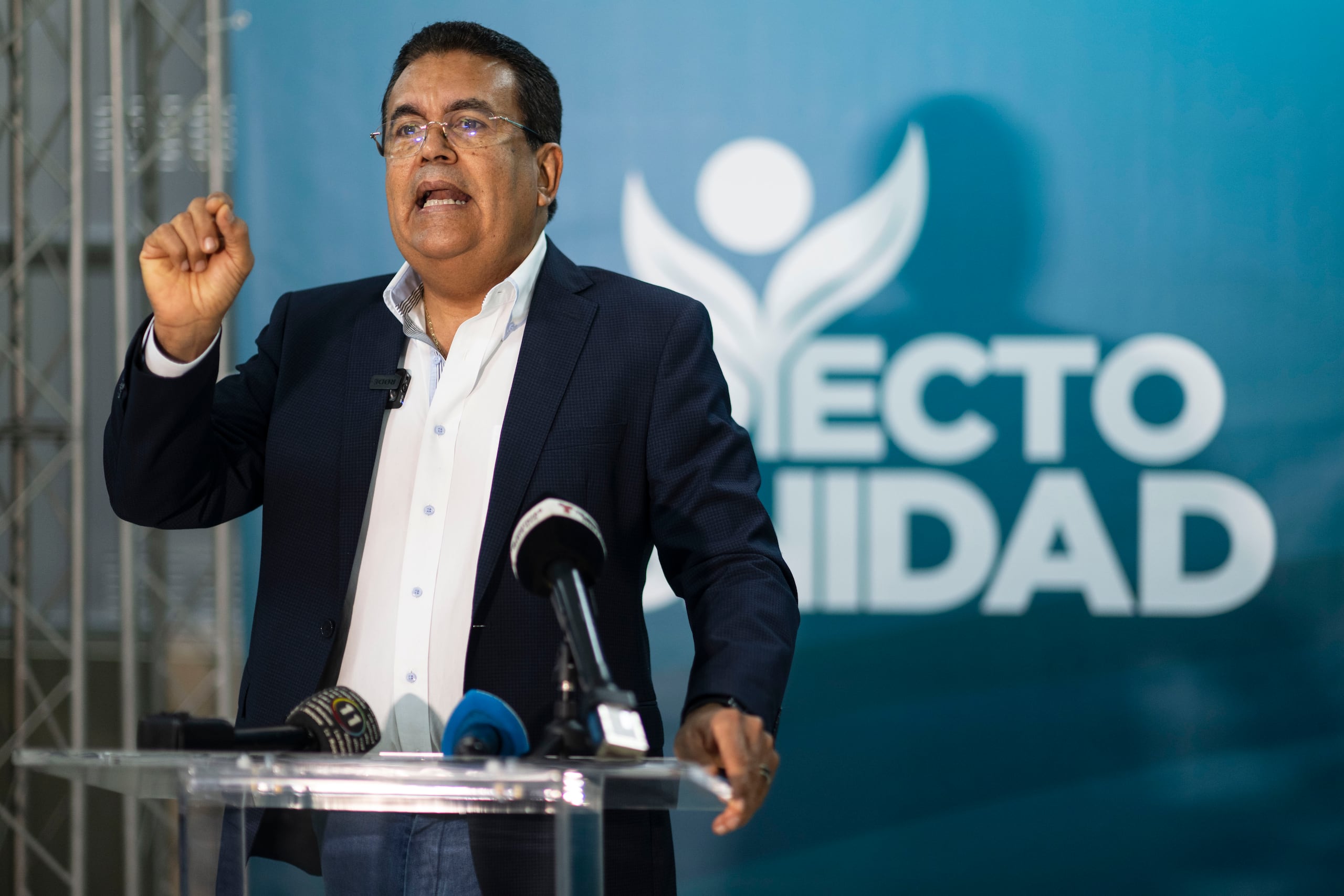 El candidato a la gobernación por el Proyecto Dignidad (PD), Javier Jiménez.